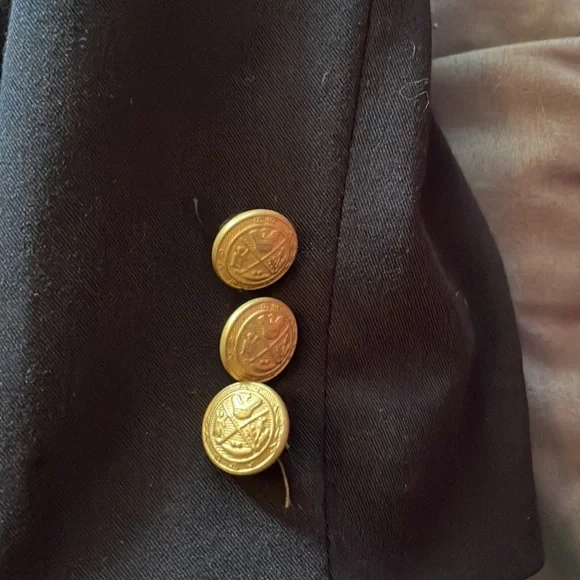 IZOD boys navy blue blazer jacket. - Picture 4 of 7